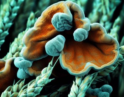 Fungus infecting wheat