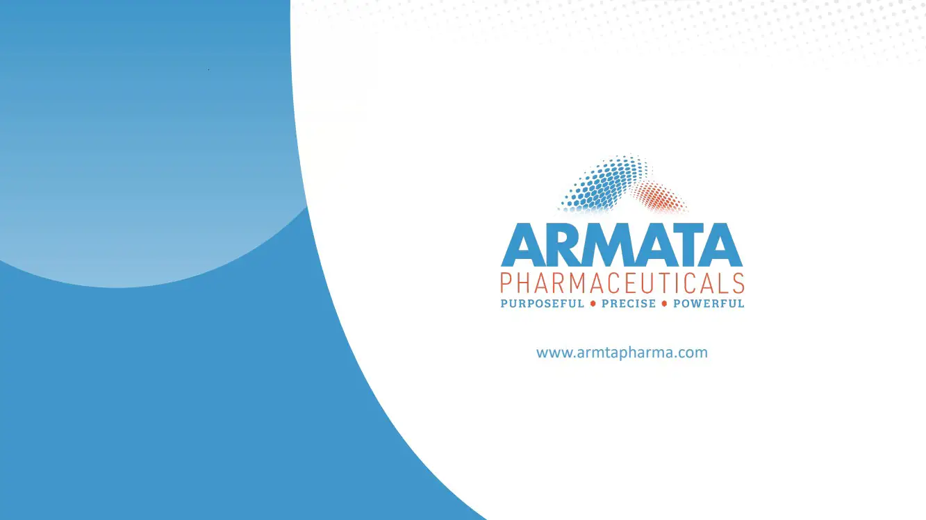 ARMATA Pharmaceuticals phage trial data