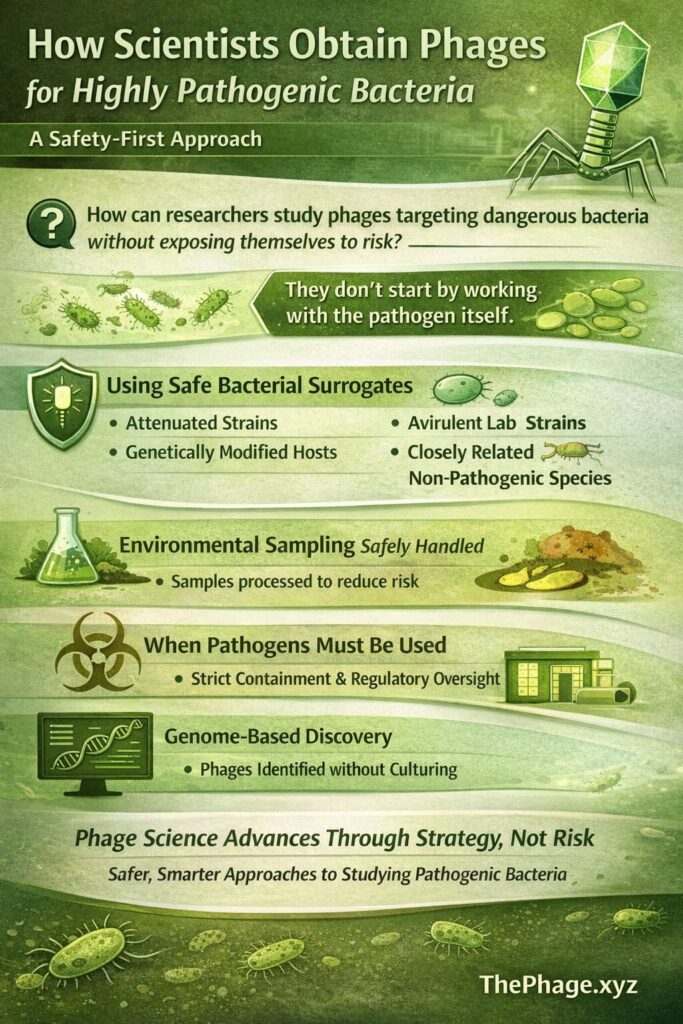Phage isolation biosafety | The Phage Procedures Scientists use to isolate Phages for Highly Pathogenic Bacteria