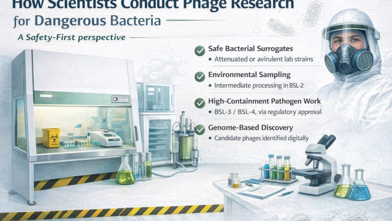 Phage research and biosafety practices