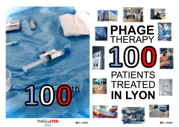 Image showing 100 patients treated using phage therapy in Lyon