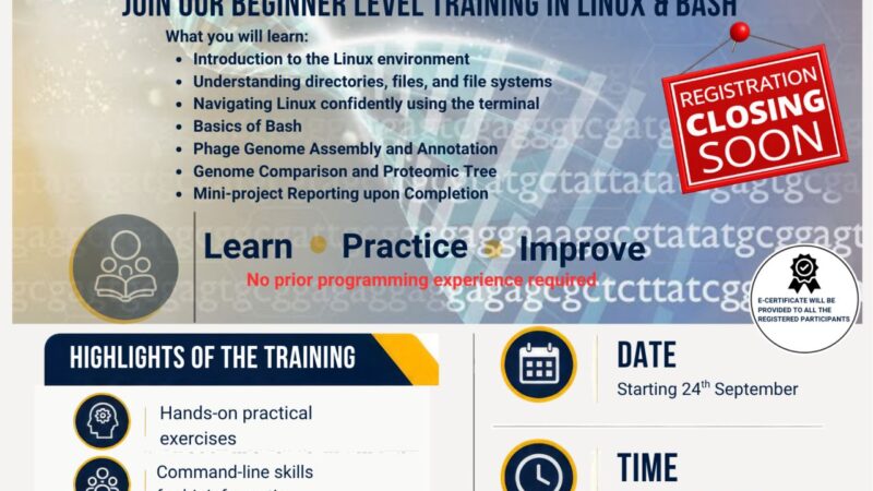 Beginner level Training poster